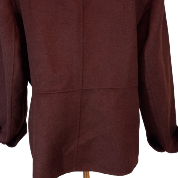 ⛱️ Talbots Plum/Brown Wool Blazer Size 20W Petite - Picture 6 of 10